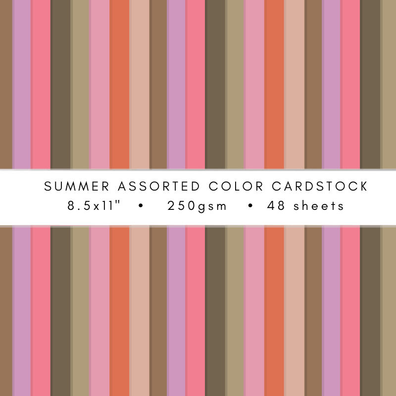 Lisa Horton Crafts Cardstock 48pc Summer