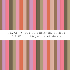 Lisa Horton Crafts Cardstock 48pc Summer