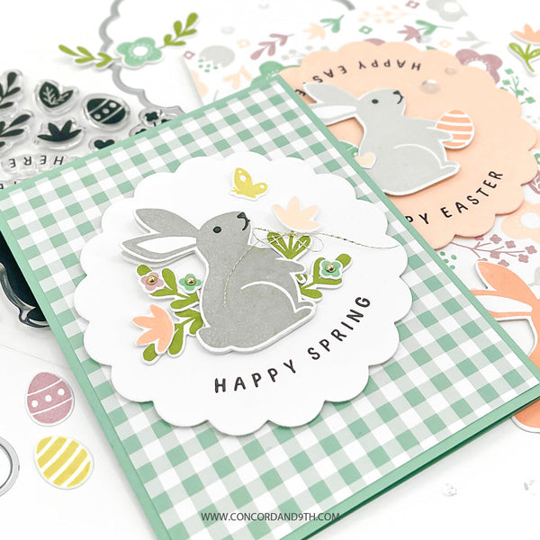 Concord & 9th Clear Stamps Spring Bunny