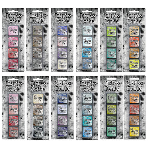 Tim Holtz Distress Mini Oxide Pad 12pc Kit 1-12