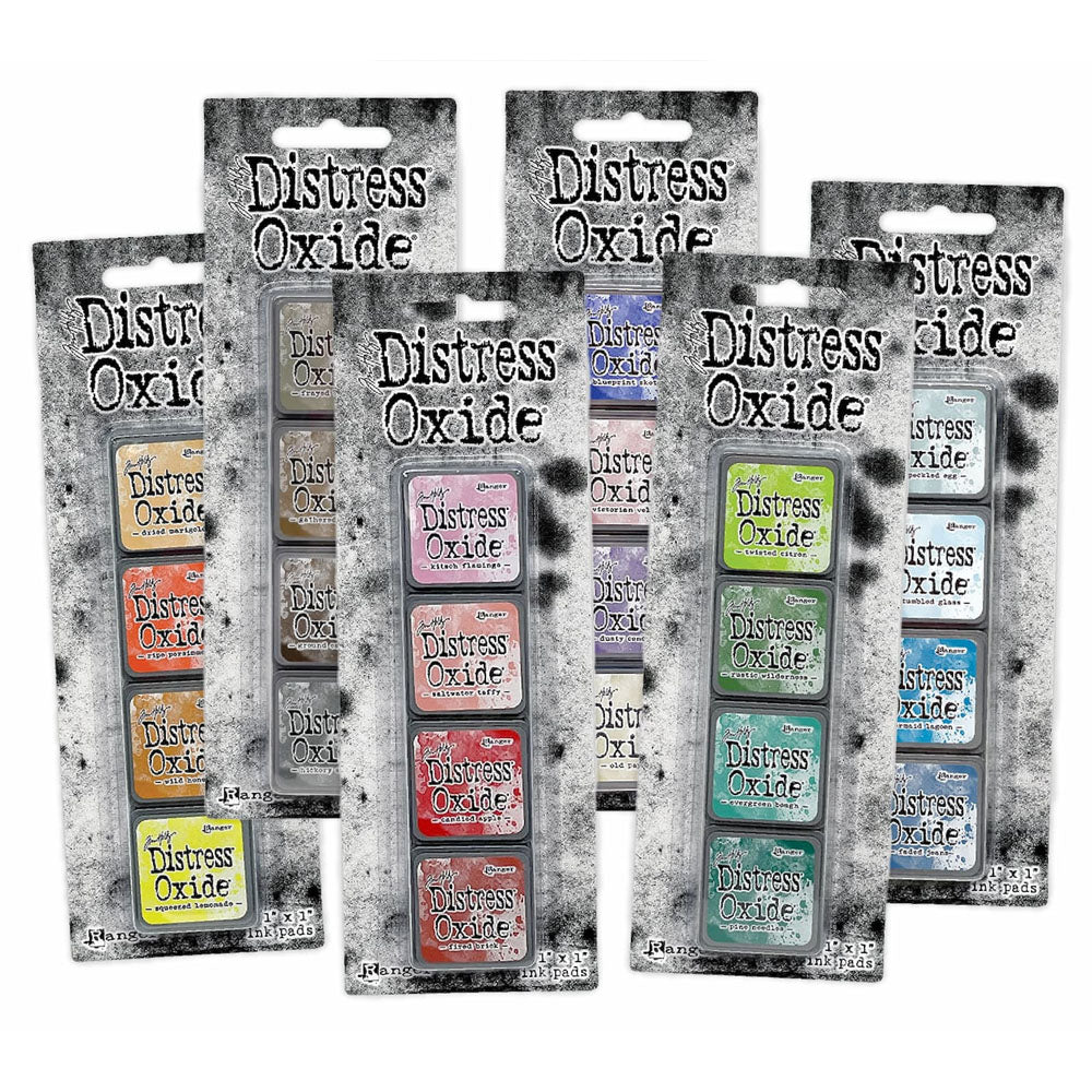 Tim Holtz Distress Mini Oxide Pad 6pc Kit 7-12