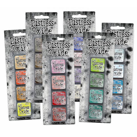 Tim Holtz Distress Mini Oxide Pad 6pc Kit 7-12