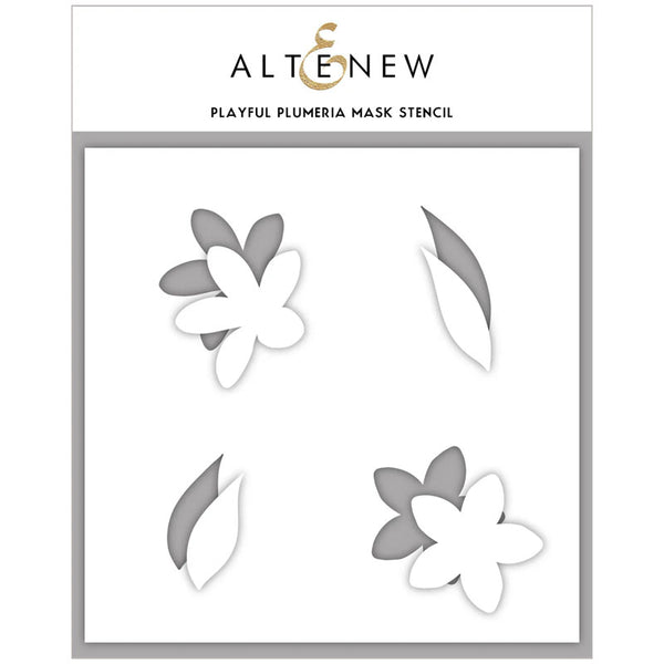 Altenew Stencil Playful Plumeria