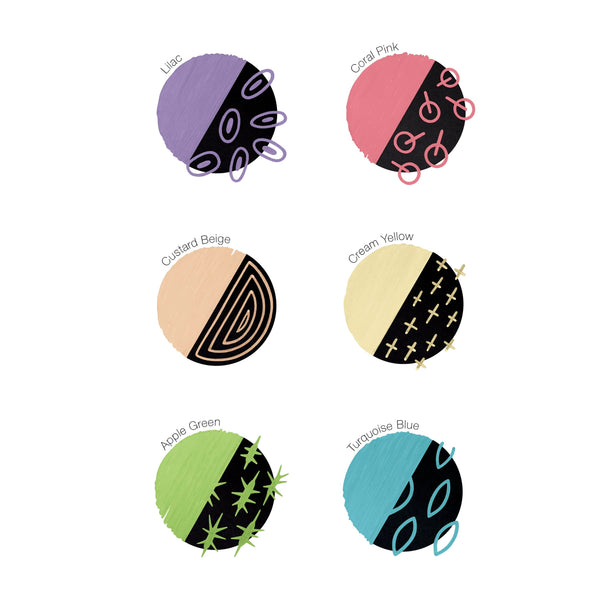 COPIC Acrea Marker 6pc Light