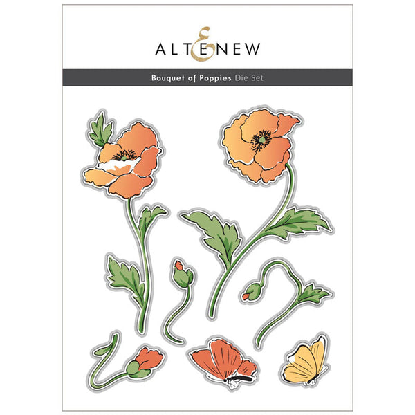 Altenew Dies Bouquet of Poppies