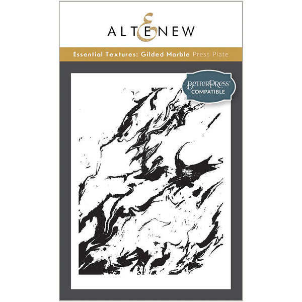 Altenew Press Plates Essential Textures: Gilded Marble