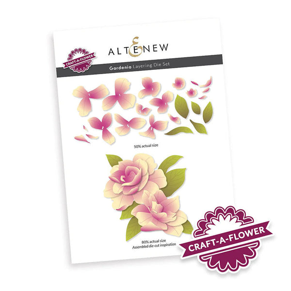 Altenew Dies Craft-A-Flower: Gardenia Layering