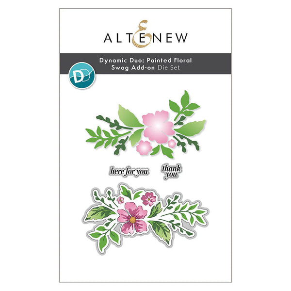Altenew Dies Dynamic Duo: Painted Floral Swag Add-on