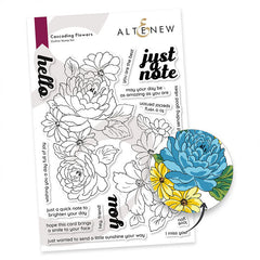 Altenew Clear Stamps Cascading Flowers