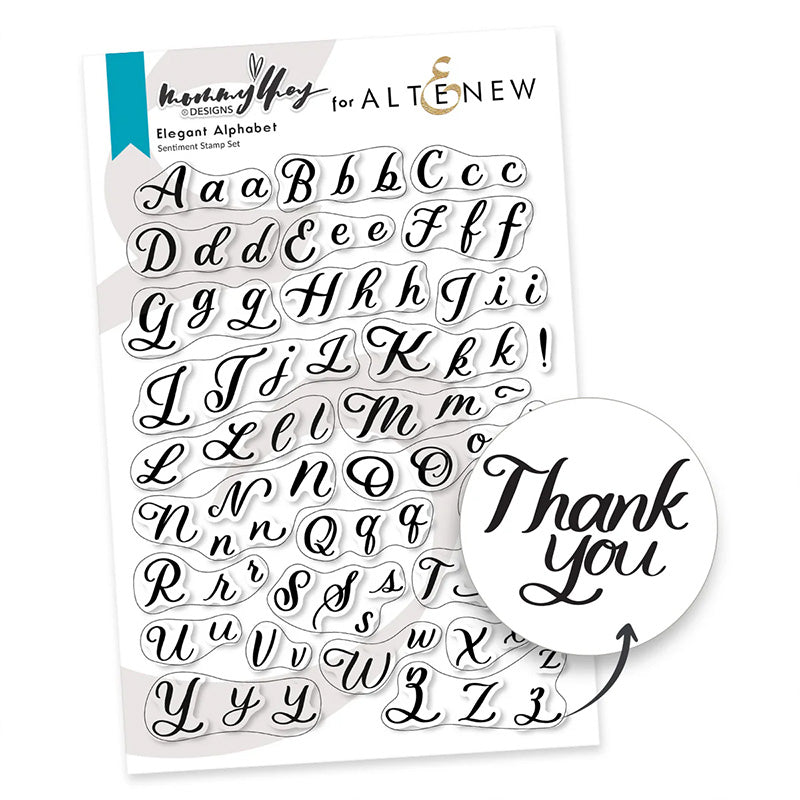 Altenew Clear Stamps Elegant Alphabet