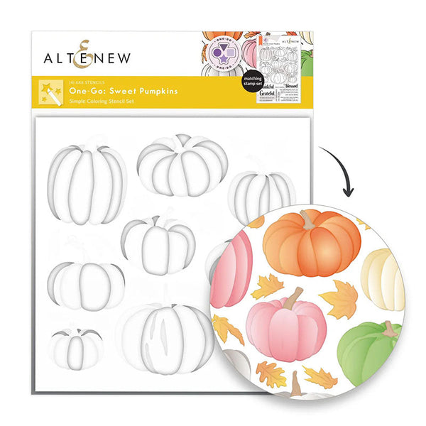 Altenew Stencil One-Go: Sweet Pumpkins