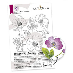 Altenew Clear Stamps One-Go: Briar Blossoms