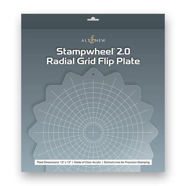 Altenew Stampwheel 2.0 Radial Grid Flip Plate