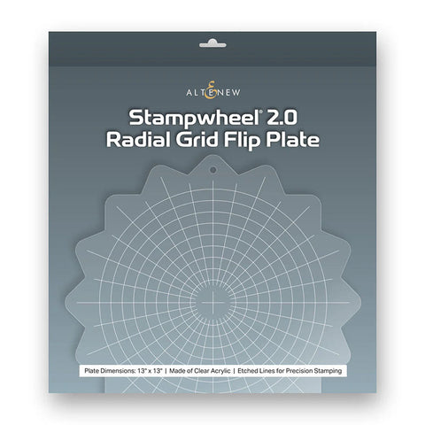 Altenew Stampwheel 2.0 Radial Grid Flip Plate