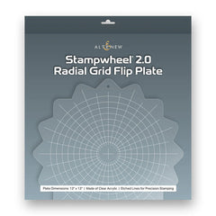 Altenew Stampwheel 2.0 Radial Grid Flip Plate