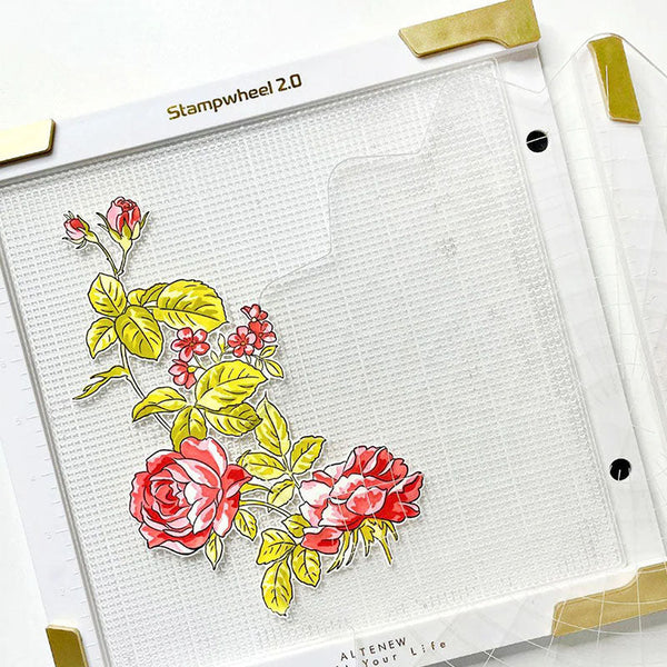 Altenew Stampwheel 2.0 Radial Grid Flip Plate