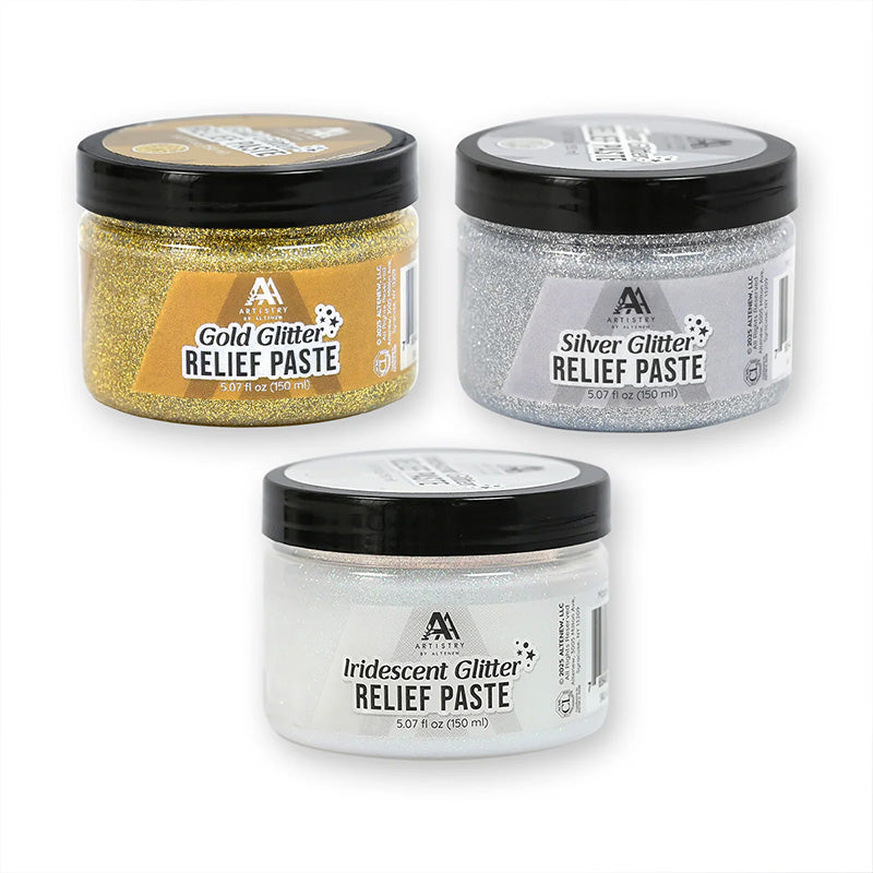 Altenew 3pc Glitter Relief Paste Gorgeous