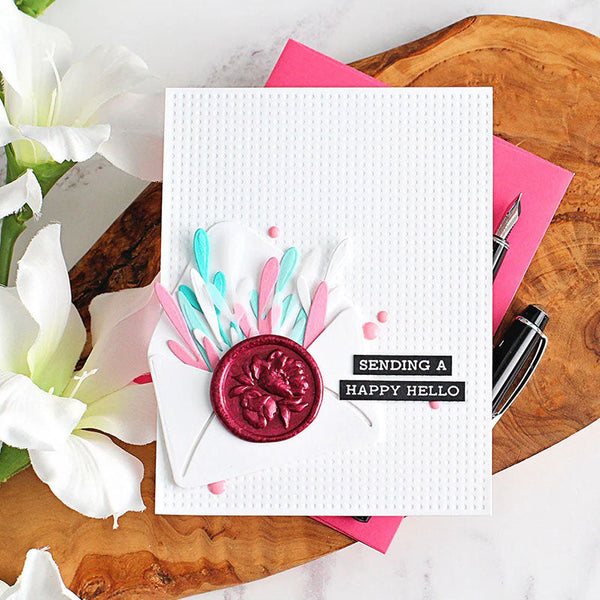 Altenew Wax Seal Soft Peonies