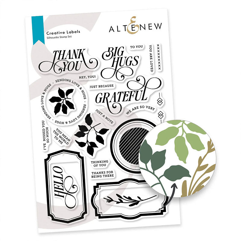 Altenew Clear Stamps Creative Labels