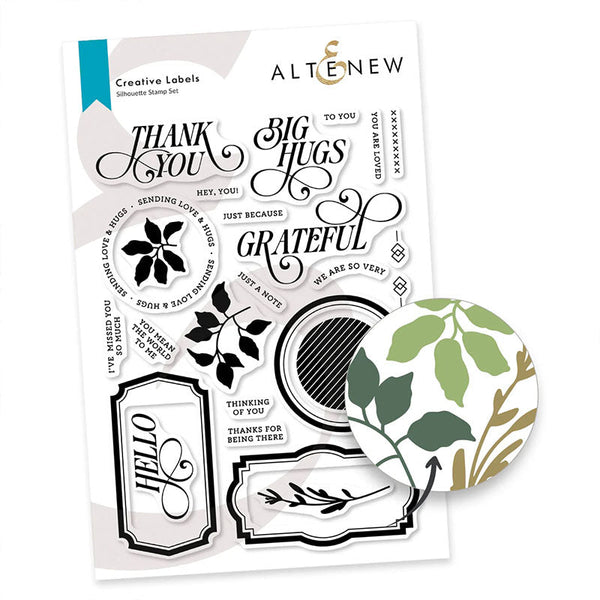Altenew Clear Stamps Creative Labels