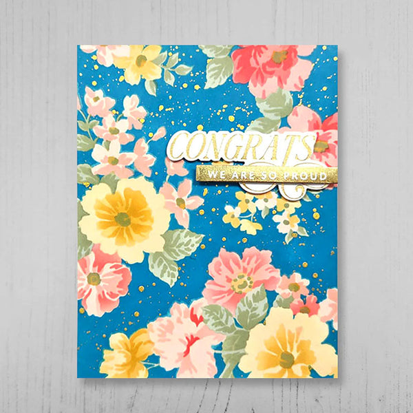 Altenew Clear Stamps One-Go: Friendship Flowers