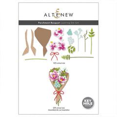 Altenew Dies Parchment Bouquet Layering