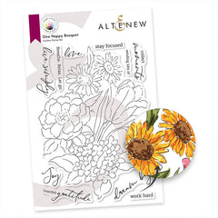 Altenew Clear Stamps One Happy Bouquet