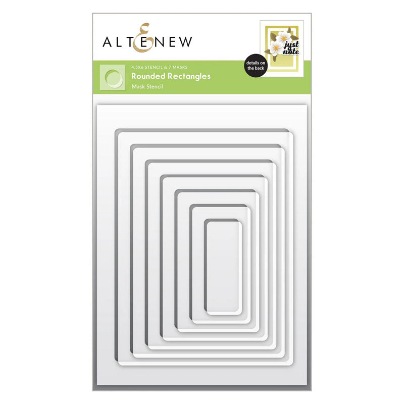 Altenew Stencil Rounded Rectangles