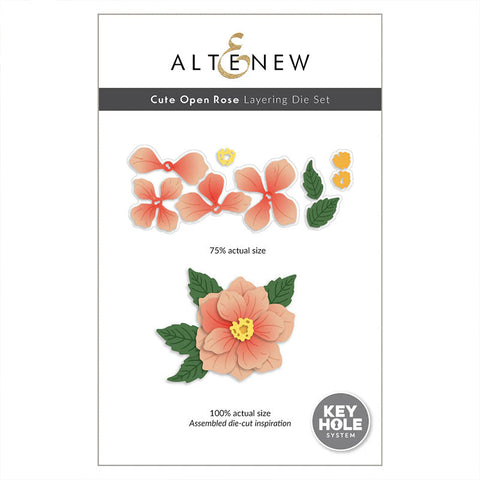 Altenew Dies Cute Open Rose Layering