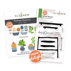 Altenew Stamps & Dies Mini Delight: Potted Shelves