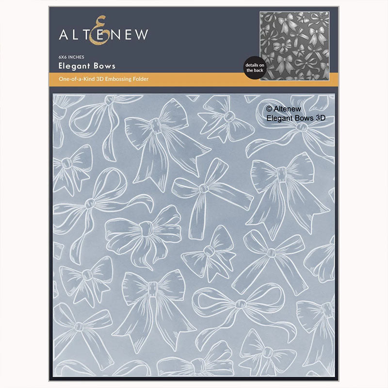 Altenew Embossing Folder Elegant Bows