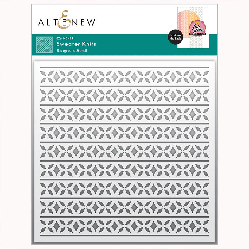Altenew Stencil Sweater Knits