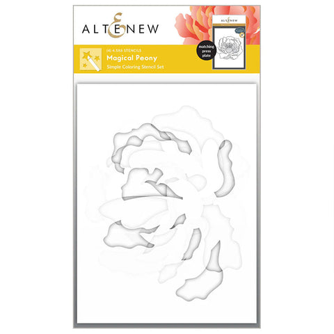 Altenew Stencil Magical Peony