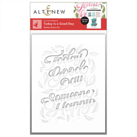 Altenew Stencil Today Is a Good Day