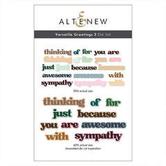 Altenew Dies Versatile Greetings