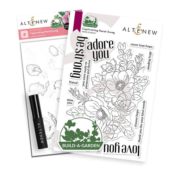 Altenew 2pc Captivating Floral Swag