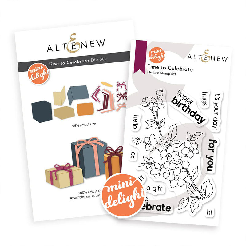Altenew Stamps & Dies Mini Delight Time to Celebrate