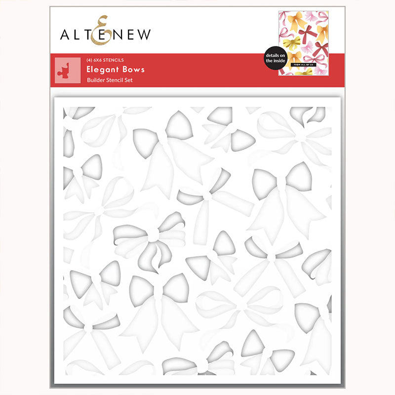 Altenew Stencil Elegant Bows Builder