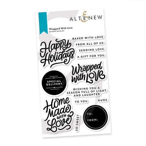 Altenew Clear Stamps Wrapped With Love