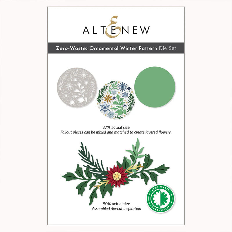 Altenew Dies Zero-Waste Ornamental Winter Pattern