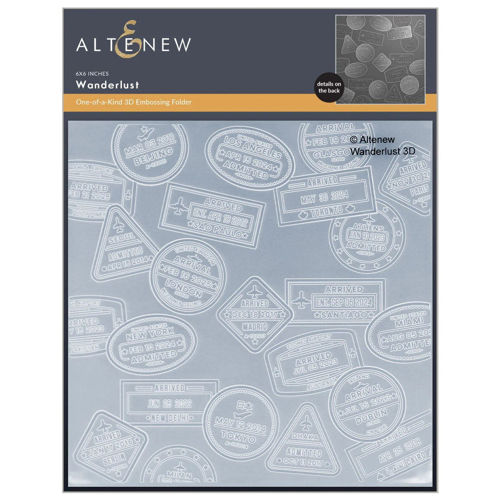Altenew Embossing Folder Wanderlust