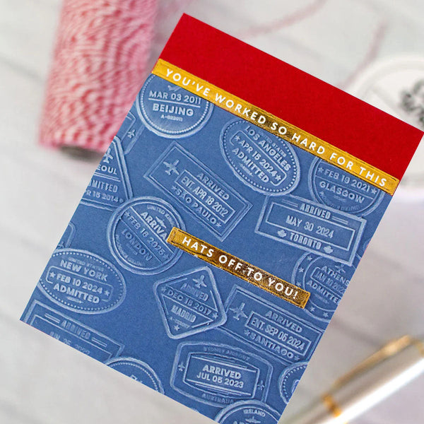 Altenew Embossing Folder Wanderlust