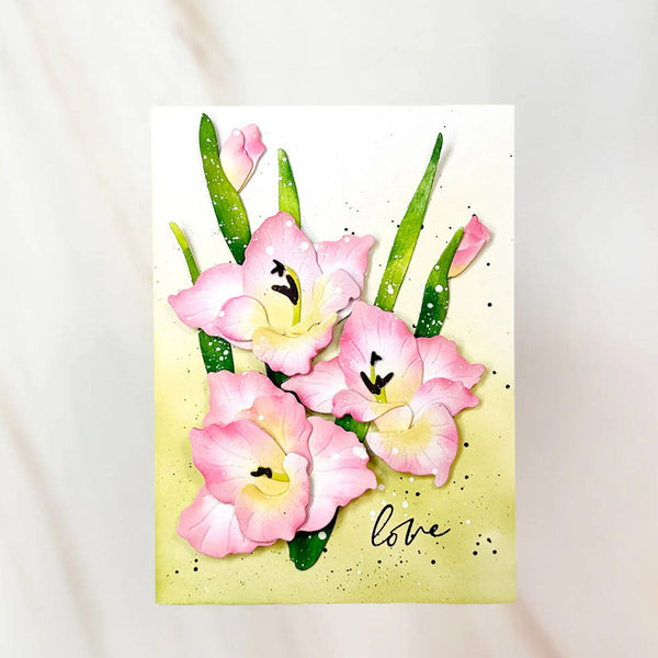 Altenew Dies Craft-A-Flower Gladiolus Layering