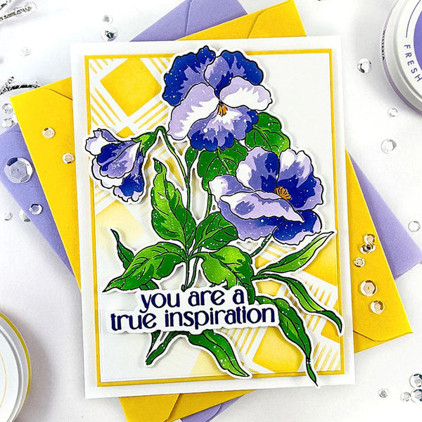 Altenew 3pc Build-A-Garden: Fanciful Pansies