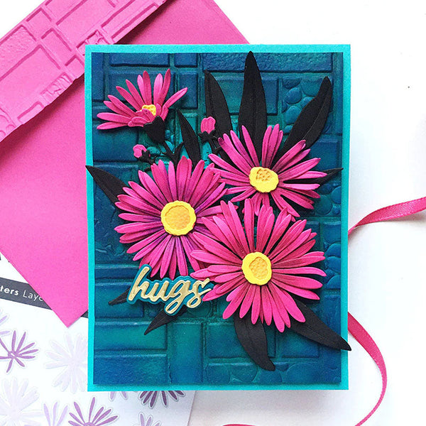 Altenew Dies Craft-A-Flower: Asters Layering