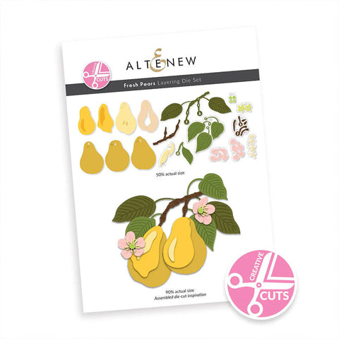 Altenew Dies Creative Cuts: Fresh Pears Layering