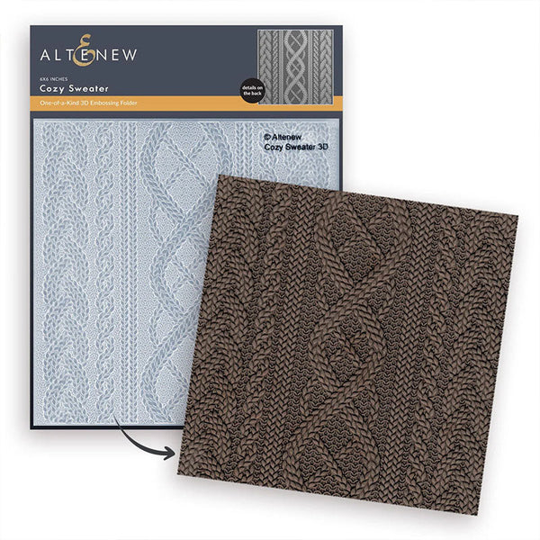Altenew Embossing Folder Cozy Sweater