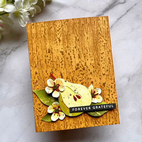 Altenew Press Plates Essential Textures: Fine Woodgrain