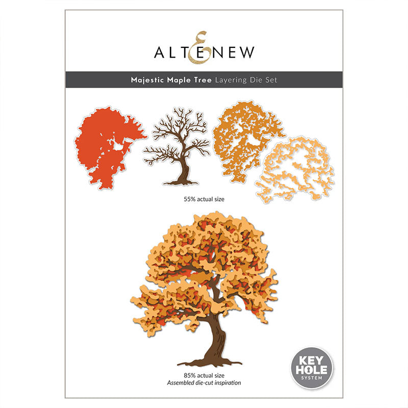 Altenew Dies Majestic Maple Tree Layering