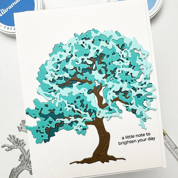 Altenew Dies Majestic Maple Tree Layering